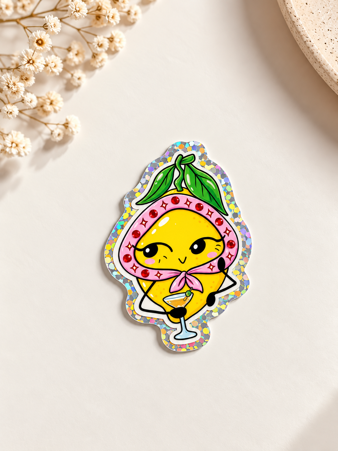 Sticker Lemon Girl