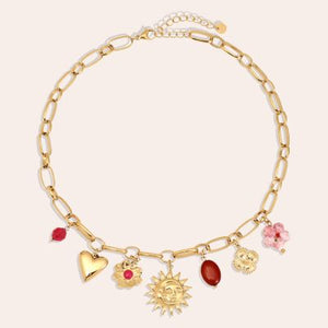 Collier Daisy pink Collier Daisy pink