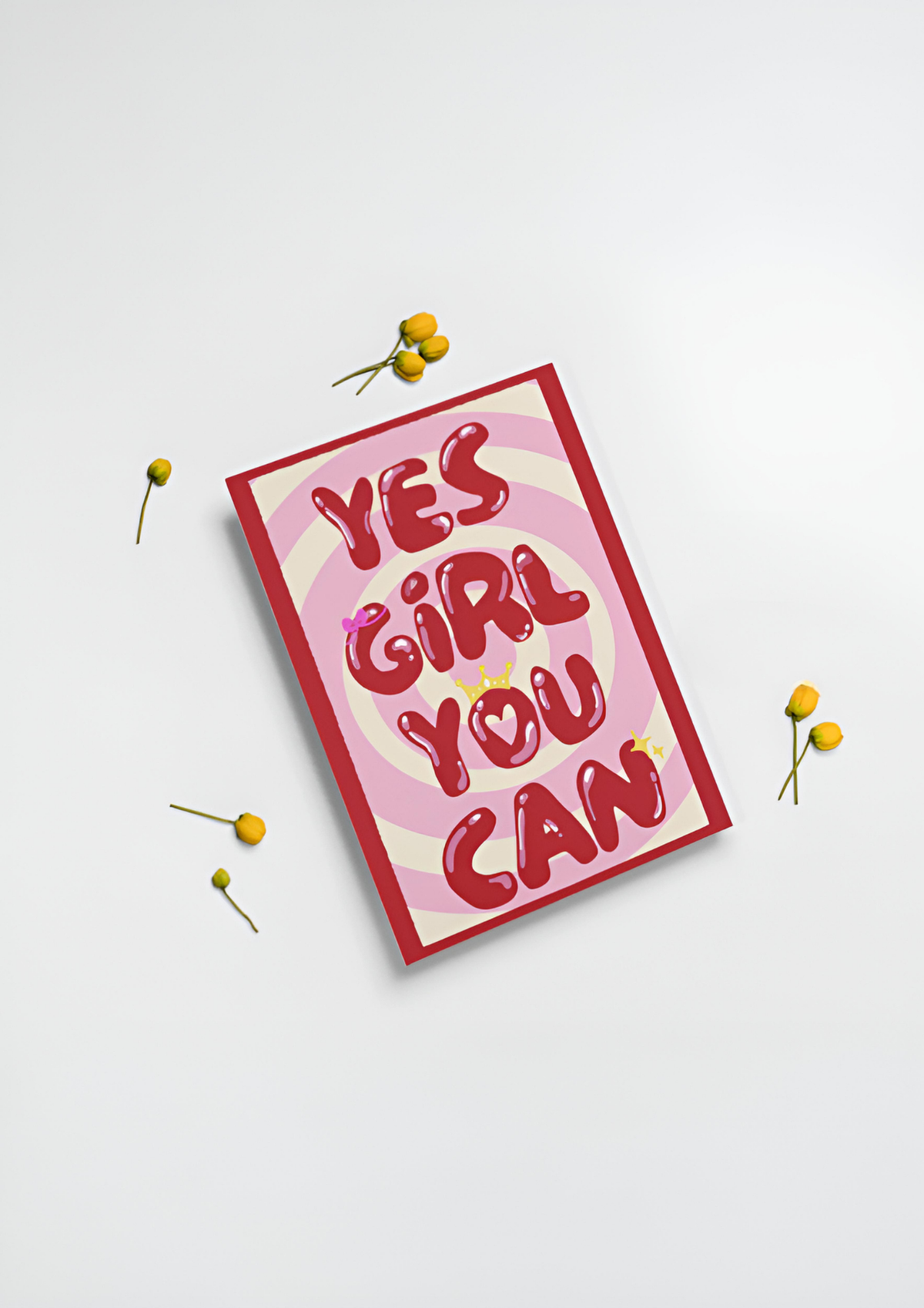 Carte yes girl you can