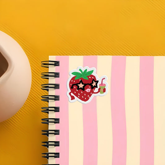 Sticker Strawberry girl