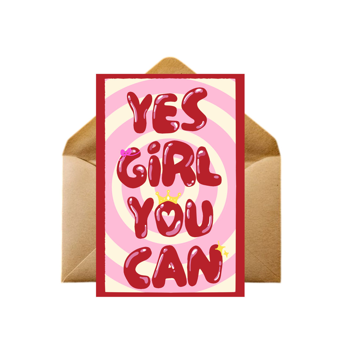 Carte yes girl you can