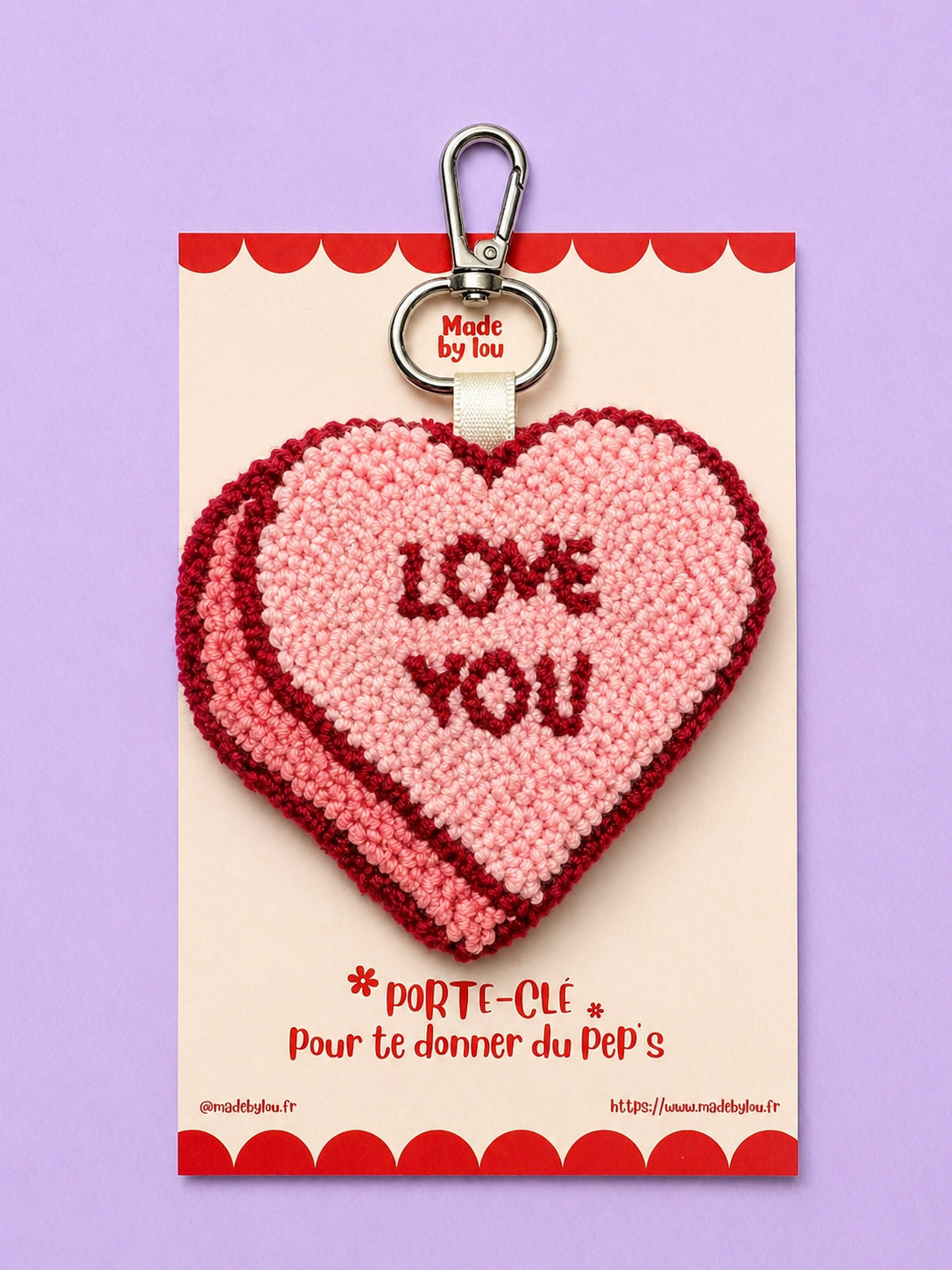 Porte-clé Love U