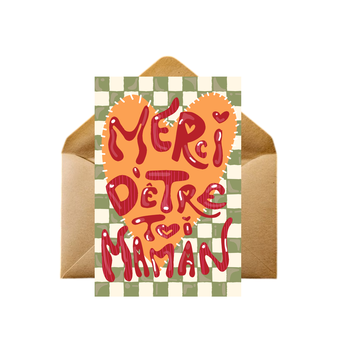 Carte merci d’être toi Maman