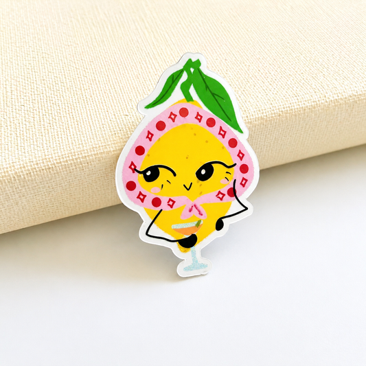 Sticker Lemon girl